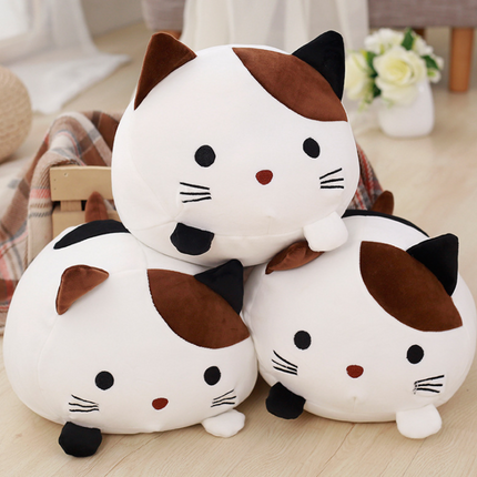 1pc 30cm Creative Kawaii Plush Cat Toys Soft Stuffed Down Cotton Pillow Cartoon Animal Kids Baby Doll Birthday Christmas Gift