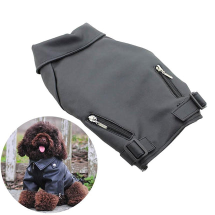 Big Dog Clothes Autumn And Winter Clothing Leather Jacket