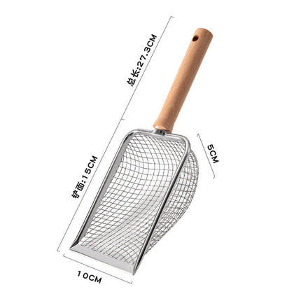 Stainless Steel Fine Hole Sand Leakage Shovel Cat Supplies