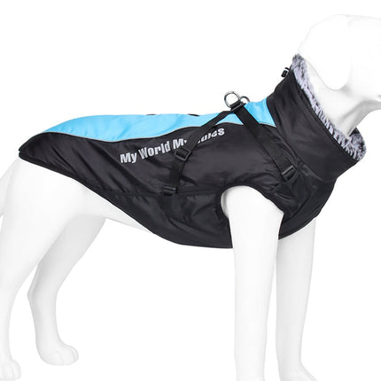 Warm Waterproof Reflective Big Dog Shell Jacket Pet Clothing