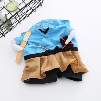 Funny Cat Costume Uniform Suit Cat Clothes Costume Puppy Clothes Dress Up Costume Party Clothing For Cat Cosplay Clothes