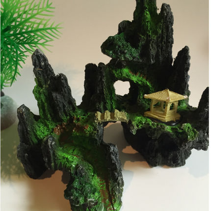 Simulation resin rockery