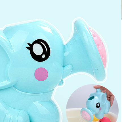 Baby Bath Toys Lovely Plastic Elephant Shape Water Spray For Baby Shower Swimming Toys Kids Gift Storage Mesh Bag Baby Kids Toy