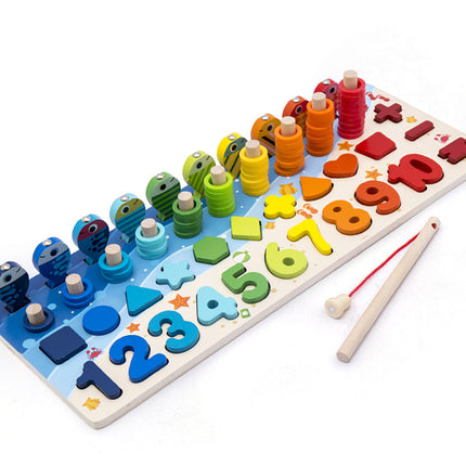 Children 3D Alphabet Number Puzzle Baby Colorful Geometric Digital Letter Educational Toy