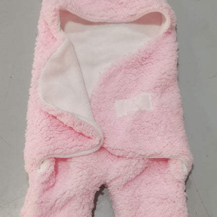 Lamb Plush Sleeping Bag Newborn Baby Swaddling Quilt