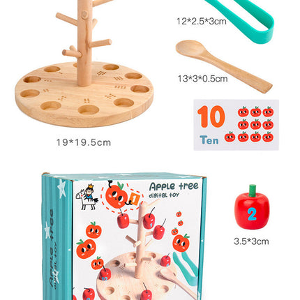 Wooden Baby 2-3-6 Years Old Picking bead Early Education Educational Toys