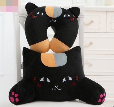 Cat pillow cushion bed back cushion cute waist cushion office sofa pillow lumbar cushion car pillow