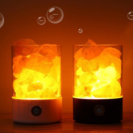 USB Crystal Light Himalayan Salt LED Lamp