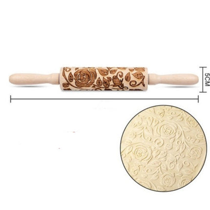 Rolling Pin Christmas Embossing