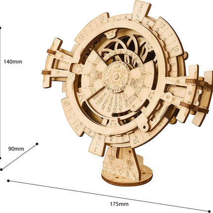 ROKR DIY 3D Wooden Puzzle Perpetual Calendar Assembly Kids Toy Jigsaws