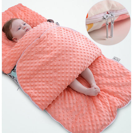 Newborn Baby Blanket Warm Fleece Stroller Cover Quilt