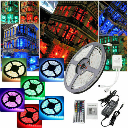 Led Strip Lights 5050 RGB Bluetooth Room Light Color Changing with Remote