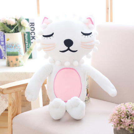 Kawaii Cat Lion Plush Toy Soft Stuffed Animal Doll Toys For Children Baby Room Decorative Pillow Cushion Gift