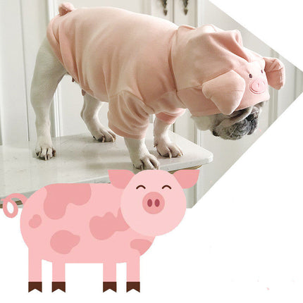 Pig Sweater New Year's Clothing Creative Pet Clothing Cat Clothes Dog Clothes