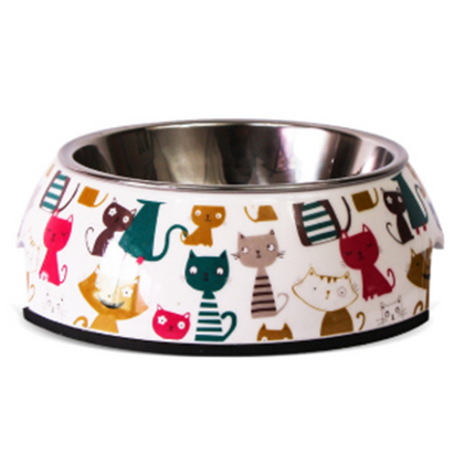 Dog Bowl Cat Bowl Cat Food Bowl Stainless Steel Pet Supplies