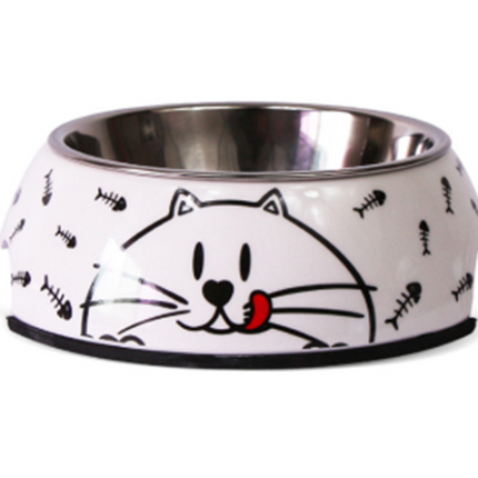 Dog Bowl Cat Bowl Cat Food Bowl Stainless Steel Pet Supplies