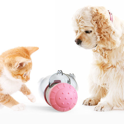 Pet Supplies Tumbler Teasing Cat Swinging Leaking Ball Without Electric Pet Dog Toy