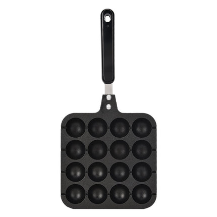 Household Hong Kong-Style Egg Waffle Pan Commercial Portable Gas Round Egg Waffle Machine Cake Cake Non-Stick Bakeware Baking Mold