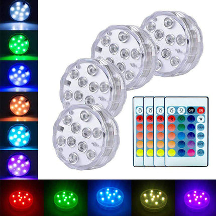 Garden Decoration Swimming Pool Waterproof 21 Button Remote Control Diving Light