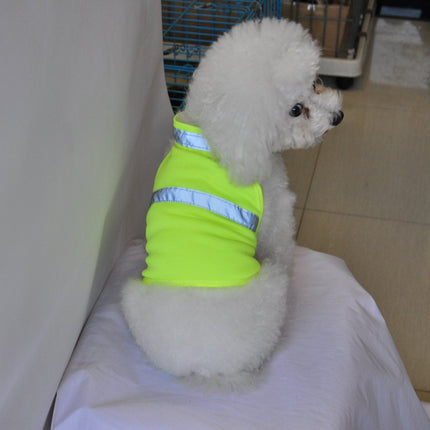 Summer Pet Clothing Dog Reflective Clothing Work Dog Safety Clothing