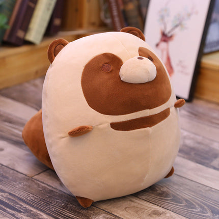 New anime cartoon raccoon and fox plush toys cute pillow peluche baby toy soft padded cushion stuffed animals home decor