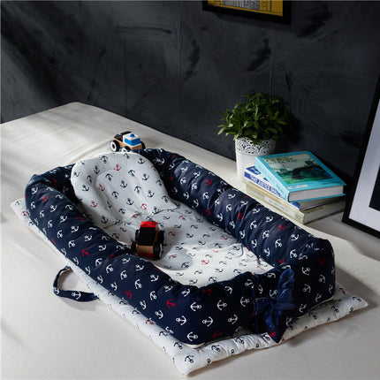 New Type Portable Baby Bed Fashion All Cotton Baby Bed Bed Bionic Bed