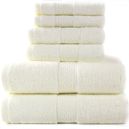 Cotton absorbent towel set of 3 pieces and 6 pieces