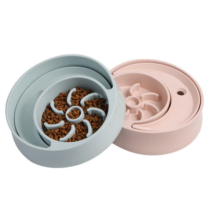 Moon And Sun Set Pet Dog Feeder Bowls Water Dispenser Cat Drinking Bowls Dogs Feeder Food Dish Pet Bowl Supplies