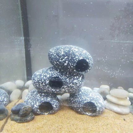 Fish Tank Stone View Decorative Landscaping Fish And Shrimp House Breeding