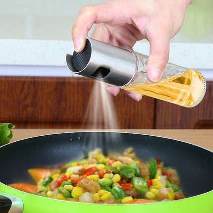 BBQ Healthy Kitchen Cooking Oil Vinegar Spray Bottle