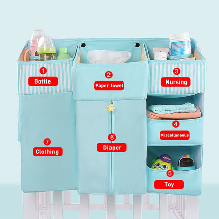 Crib hanging bag universal baby supplies storage bag