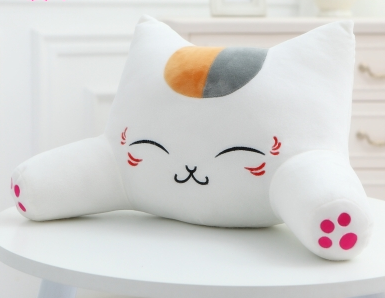 Cat pillow cushion bed back cushion cute waist cushion office sofa pillow lumbar cushion car pillow