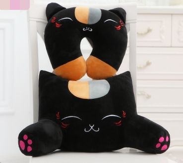 Cat pillow cushion bed back cushion cute waist cushion office sofa pillow lumbar cushion car pillow