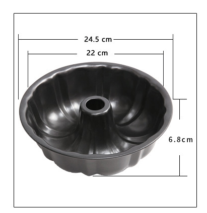 Round Deep Baking Mold Bundt Pumpkin Shape Cake Pan