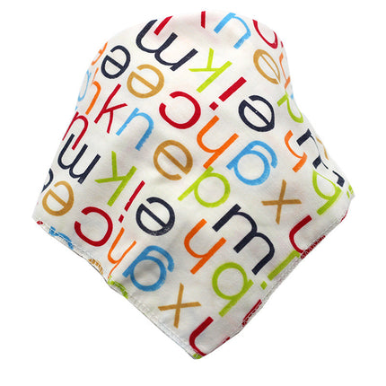 Baby Bibs Waterproof Triangle Cotton Cartoon Child Baberos Bandana Bibs Dribble Bibs Newborn Slabber Absorbent Cloth