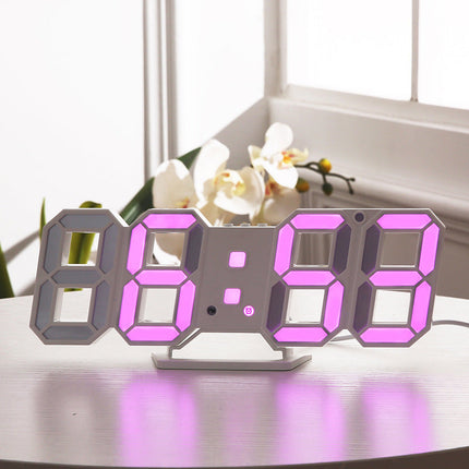 3D LED Wall Digital Clock