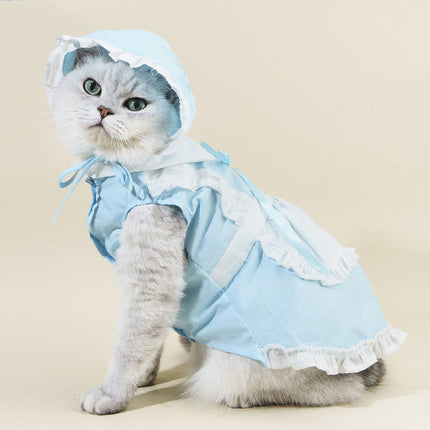 Pet Suit Pet Cat Hat Dog Spring And Summer Clothing Supplies Skirt