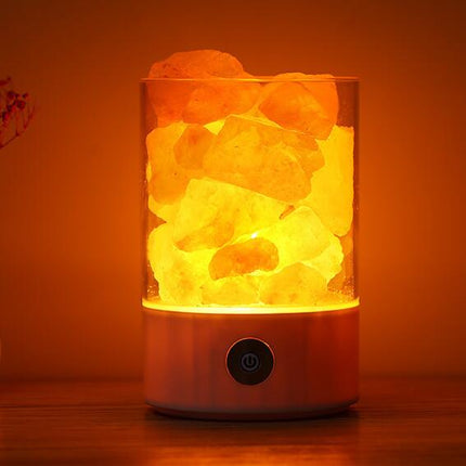 USB Crystal Light Himalayan Salt LED Lamp