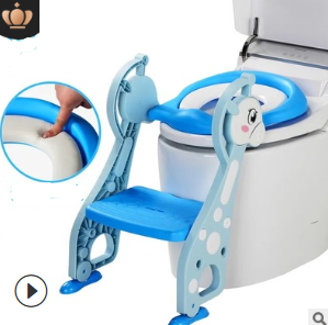 Auxiliary Toilet Ladder Children's Toilet Seat Supplies Infant Baby Ladder Folding Toilet