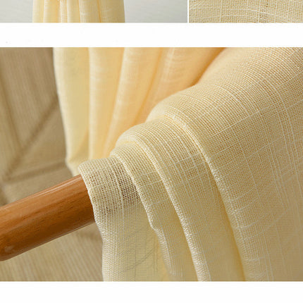 Linen curtains