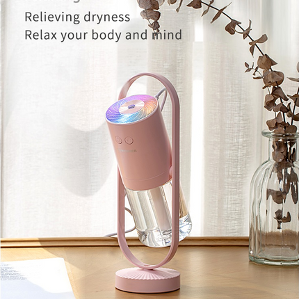 Magic Shadow USB Air Humidifier For Home With Projection Night Lights Ultrasonic Car Mist Maker Mini Office Air Purifier