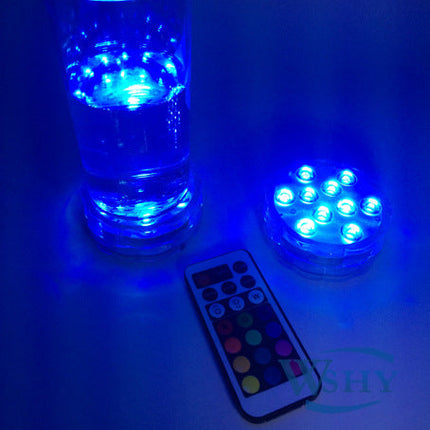 Light round candle lamp, LED for battery submersible lamp, waterproof candle lamp, decorative electronic candle lamp