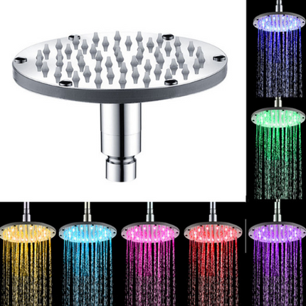 Colorful 7 Colors Change LED Shower Head Bathroom Bathroom Shine Water Faucet