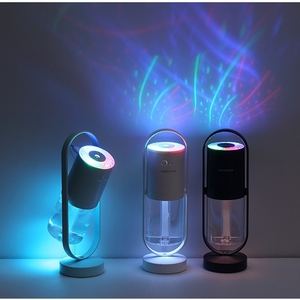 Magic Shadow USB Air Humidifier For Home With Projection Night Lights Ultrasonic Car Mist Maker Mini Office Air Purifier