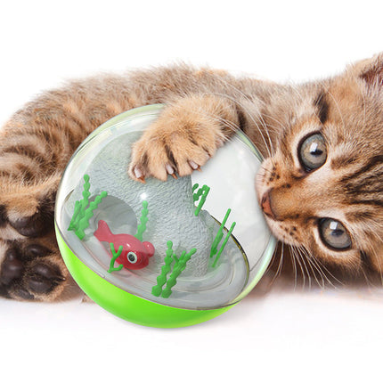 Pet Supplies Cat Toys Mimi Self-Hi Electric Fish Tumbler Funny Cat Ball