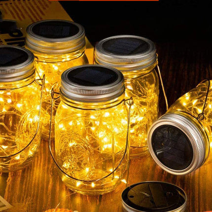 Solar Mason Jar  Light Decoration Mason Jar Light Outdoor Hanging Light Mason Jar Light String