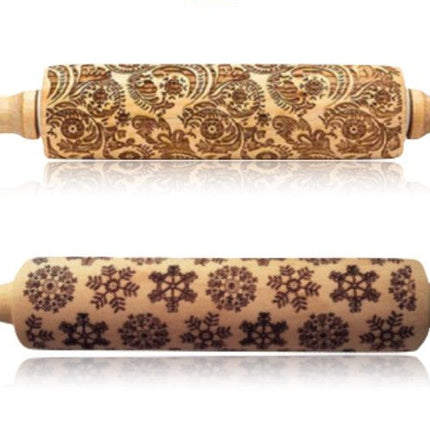 Rolling Pin Christmas Embossing