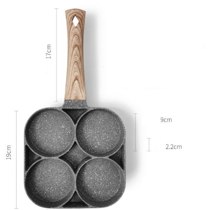 Four Hole Omelette Pan, Non-stick Pan