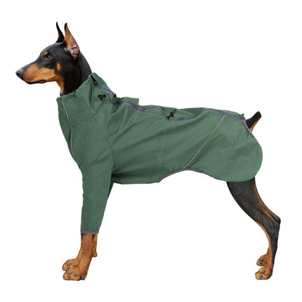 Dog Clothing With Traction Hole Reflective