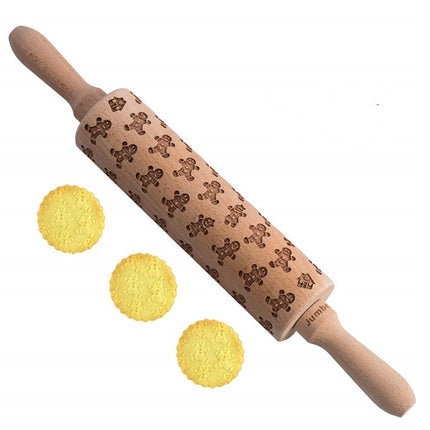 Rolling Pin Christmas Embossing